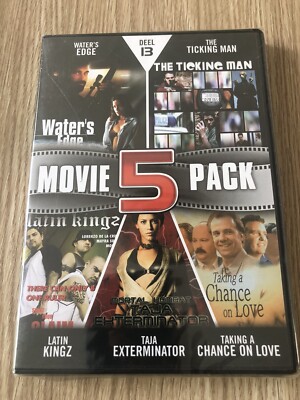 SET 5 FILME THE TICKING MAN MORTAL KOMBAT WATER S EDGE LATIN DVD NEU BLISTER