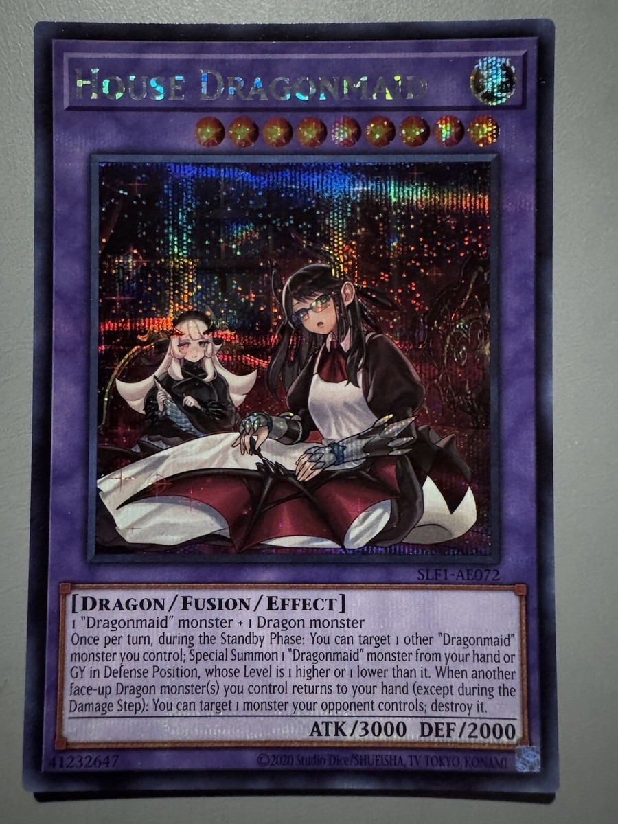 YUGIOH HOUSE DRAGONMAID (ALT ART) ASIA ENGLISH EDITION SLF1-AE072