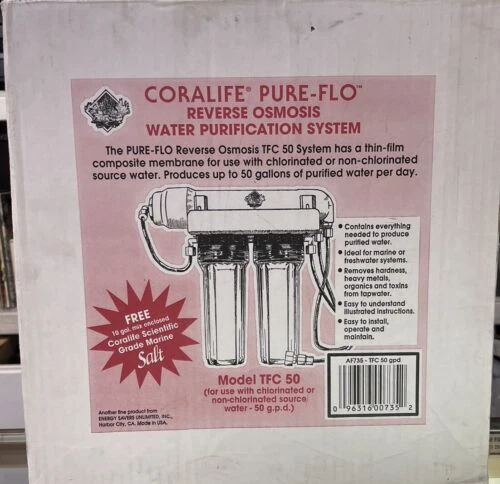 Coralife 水族箱反渗透与去电离产品系统