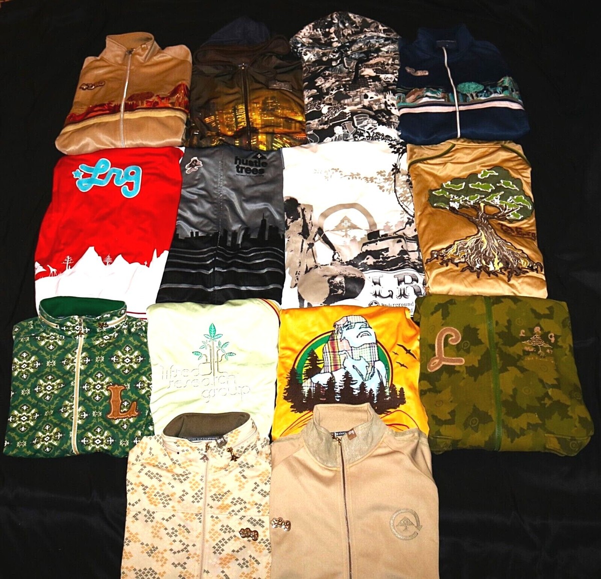 Lifted Research Group: 30+ Jackets sz 2XL & 3X - VTG LRG Y2K