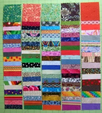 100 2.5" Pre Cut Quilt Quilting Squares NO DUPLICATES Patterns May Vary