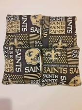 4 Cornhole Bag Set Corn Hole New Orlean Saints PLD