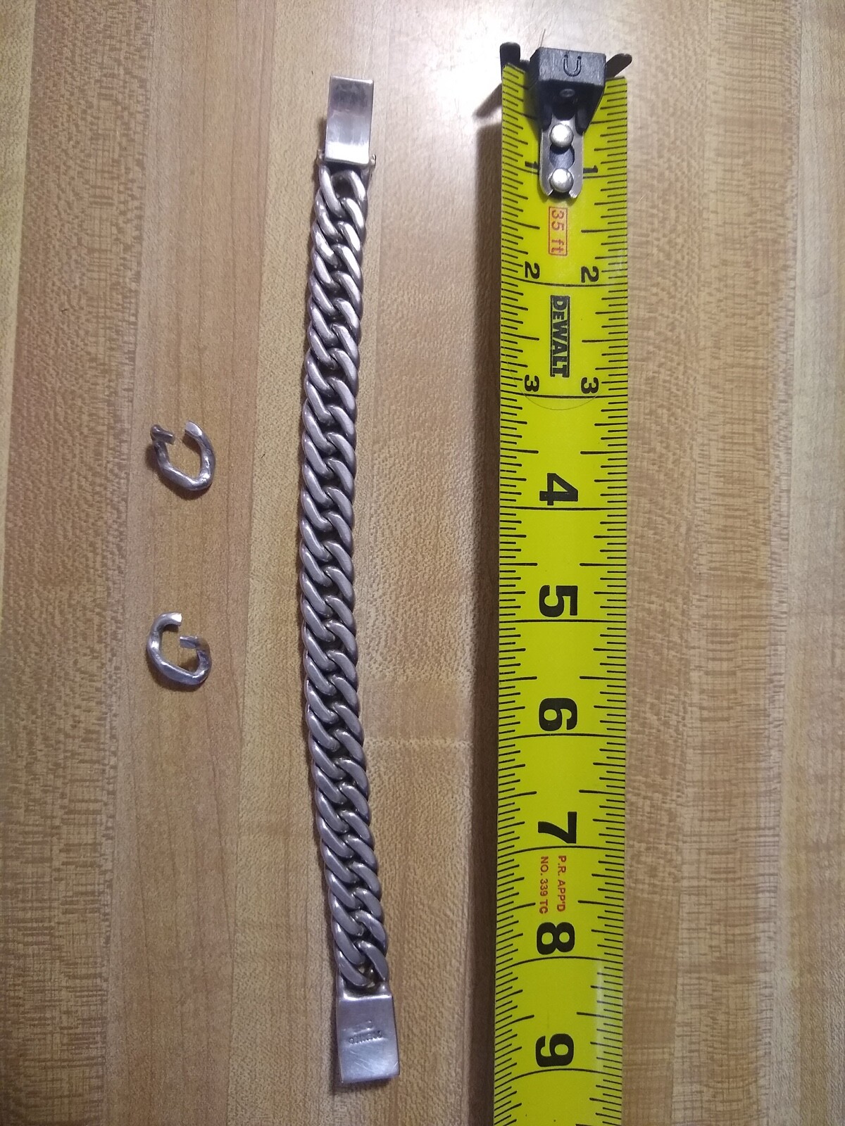 silver bracelet men - image 2