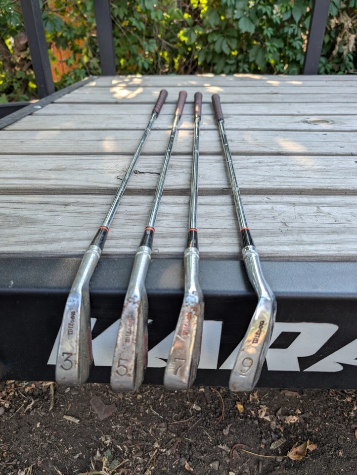 Vintage RH Wilson Betty Hicks Irons Set 3,5,7 & 9 - Image 2 of 4