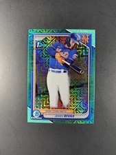 '24 Bowman Chrome Mega #BCP-251 Jensy Rivas 1st Bowman Aqua Mojo Refractor /299