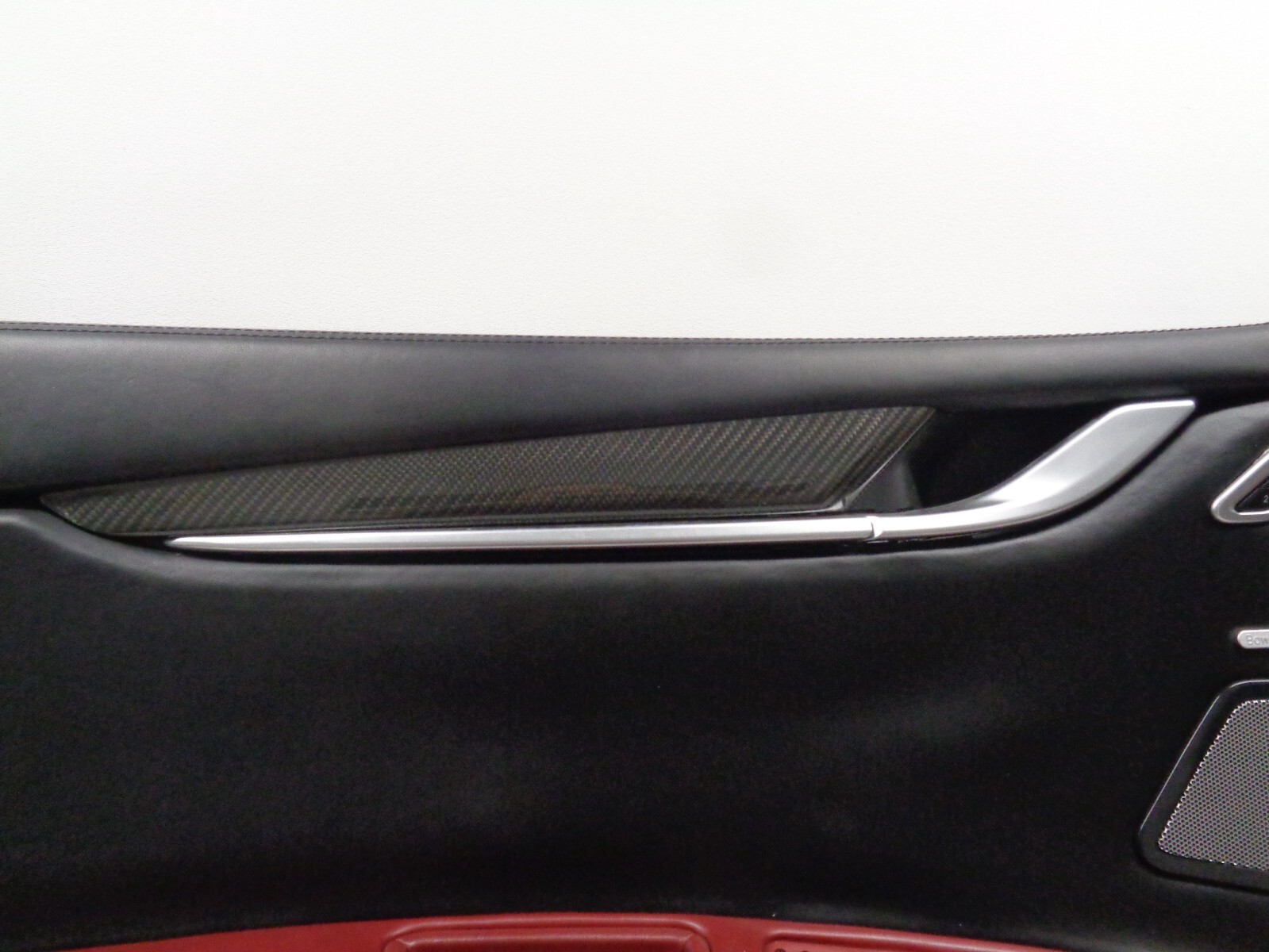 2014-2017 Maserati Ghibli Front Left Interior Door Panel Red Black OEM AK230959