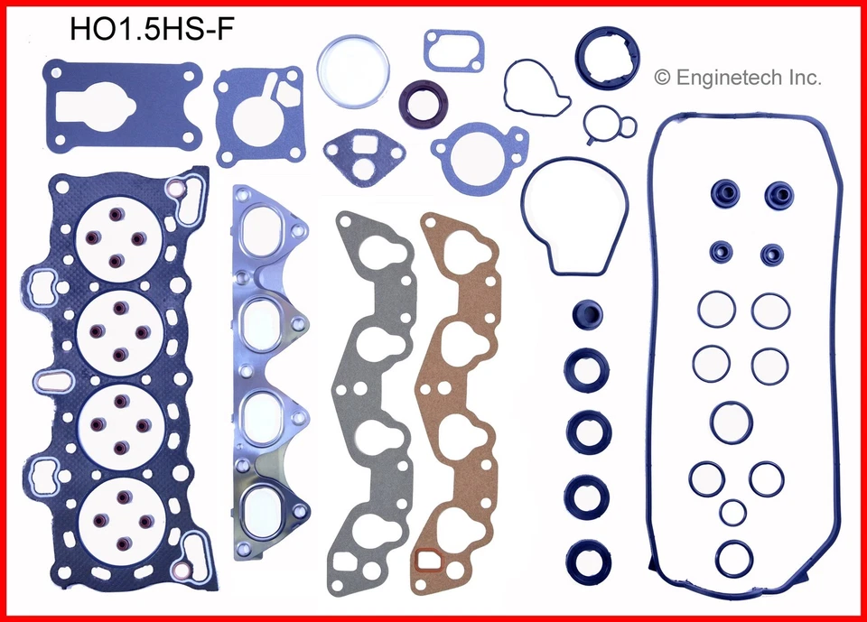 1992-1995 HONDA CIVIC DEL-SOL 1.5L SOHC L4 D15B7 ENGINE RE-RING REBUILD KIT - Image 2 of 4