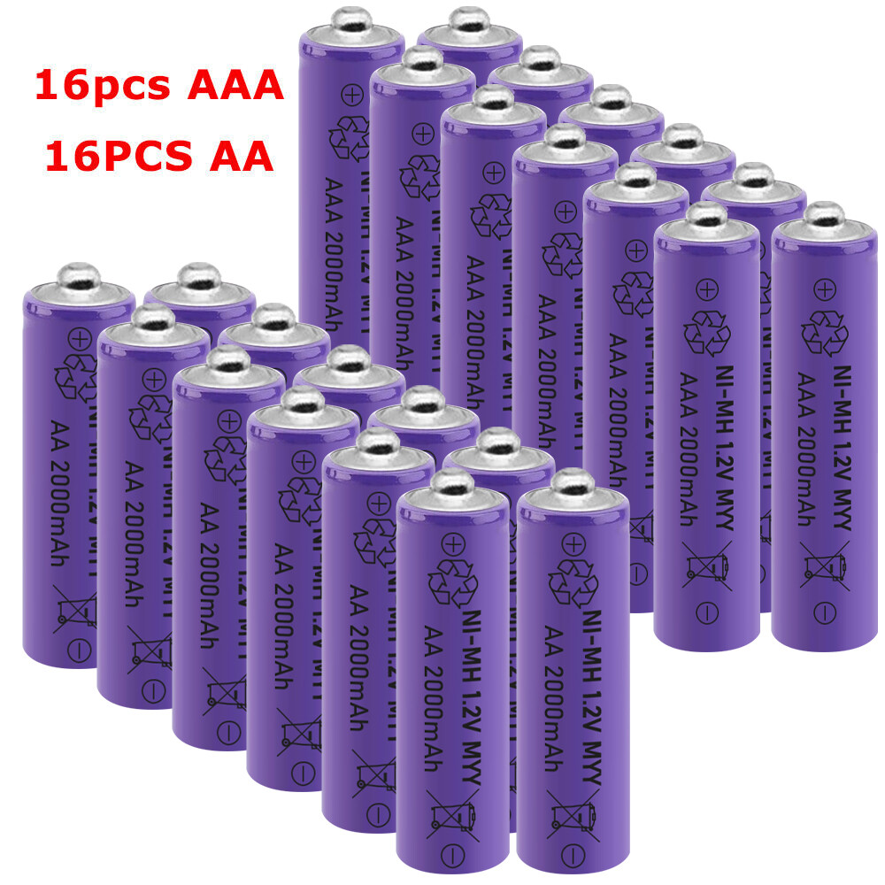 1.2V AA AAA Rechargeable Batteries for Solar Garden Lights USA-image