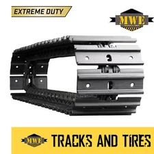 Fits Wacker 3602RDFORCE Excavator - (1-Track) 12" MWE Steel Grouser Tracks - CX2