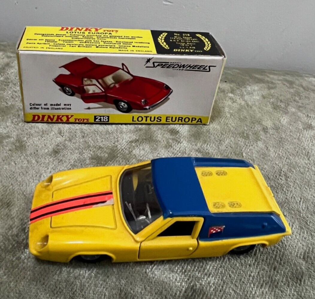 Dinky 218, Lotus Europa - Free Price Guide & Review