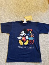Vintage Mickey Mouse Orlando Florida T-shirt -- kids size 7/8 - NEW WITH TAG
