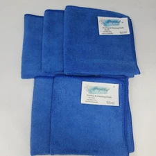 5 Microfiber Cleaning Cloths 12"x12'' Wash Towel Drying Rag Car Detailing 300GSM