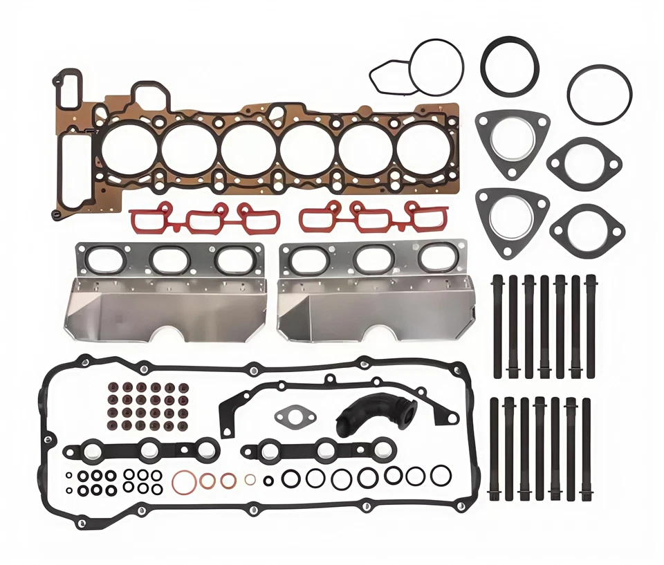 For 01-06 3.0 BMW M54 B30 X3 Head Gasket Set Bolts Piston Set Timing Chain Kit - Image 2 of 4