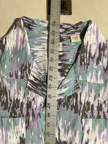Levis Hawaiian Camp Shirt 2XL New BNWOT Spread Open Cuban 50s Collar Relaxed 54" - Picture 7 of 15