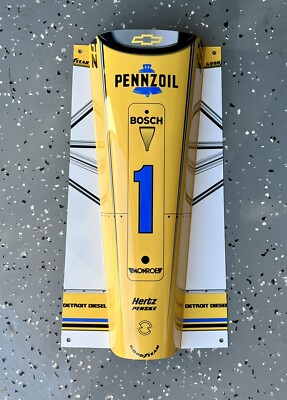 WOW!! 1988 Al Unser Hertz Chevrolet Car nose Style Sign Indy 500