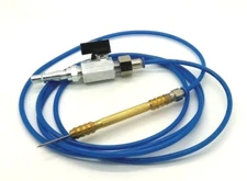 needle pin vise with air stream for fossil preparation work