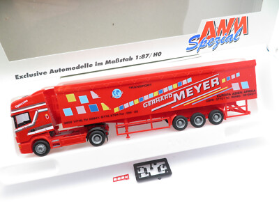 334HO /27 - AWM H0 71419 - Scania ''4'' R Topl. Kippmulde-SZ  ''Meyer - top in OVP