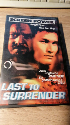 LAST TO SURRENDER - VHS RARITÄT VON SCREEN POWER FSK18