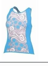 SheBeest Kona Tri Top, White/Pink, Large
