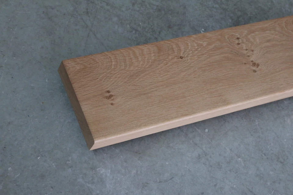 Fensterbank Eiche Lackiert Massiv Holz Fensterbrett Brett Bohle NEU für Fenster - Bild 4 von 4