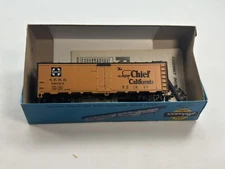 HO Athearn Santa Fe ATSF Super Chief Map Boxcar 86063 Built Kit Orig Box 5023
