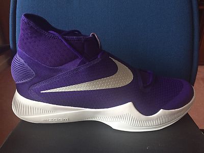 Nike Zoom Hyperrev 2016 Kobe Lakers Purple 18 Grape White Mens
