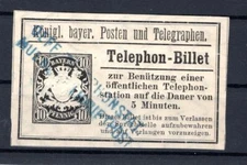 Bavaria Telephonbillet TB5 Impeccable Postmarked (BA4434