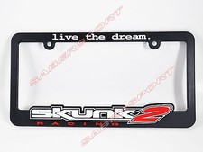 Skunk2 Racing 838-99-1450 Marco De Matr&iacute;cula Con Logotipo "Live The Dream
