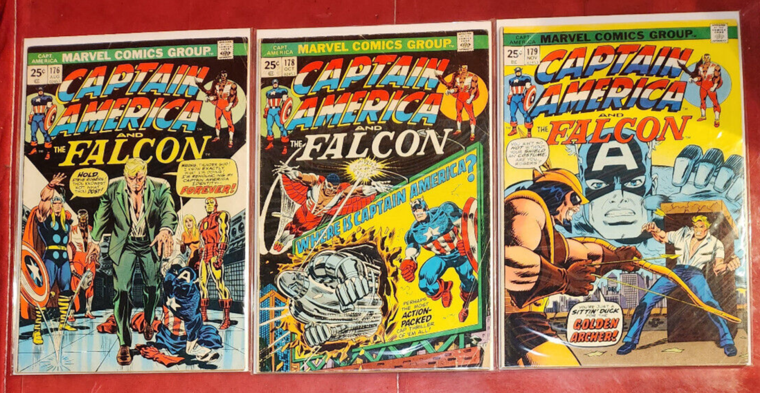 Marvel Comics Captain America #176 - #397 1974 - 1992 (34 Issues