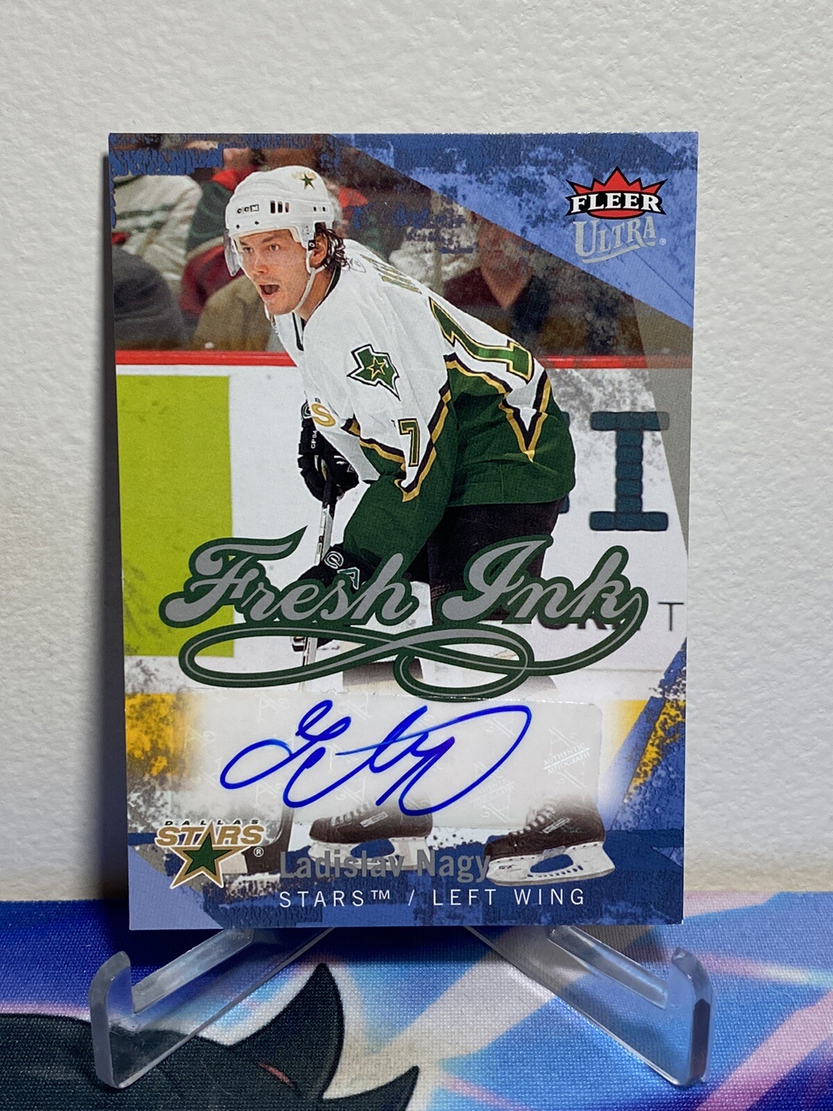 Ladislav Nagy #FI-LN 2007-08 Ultra Hockey Fresh Ink