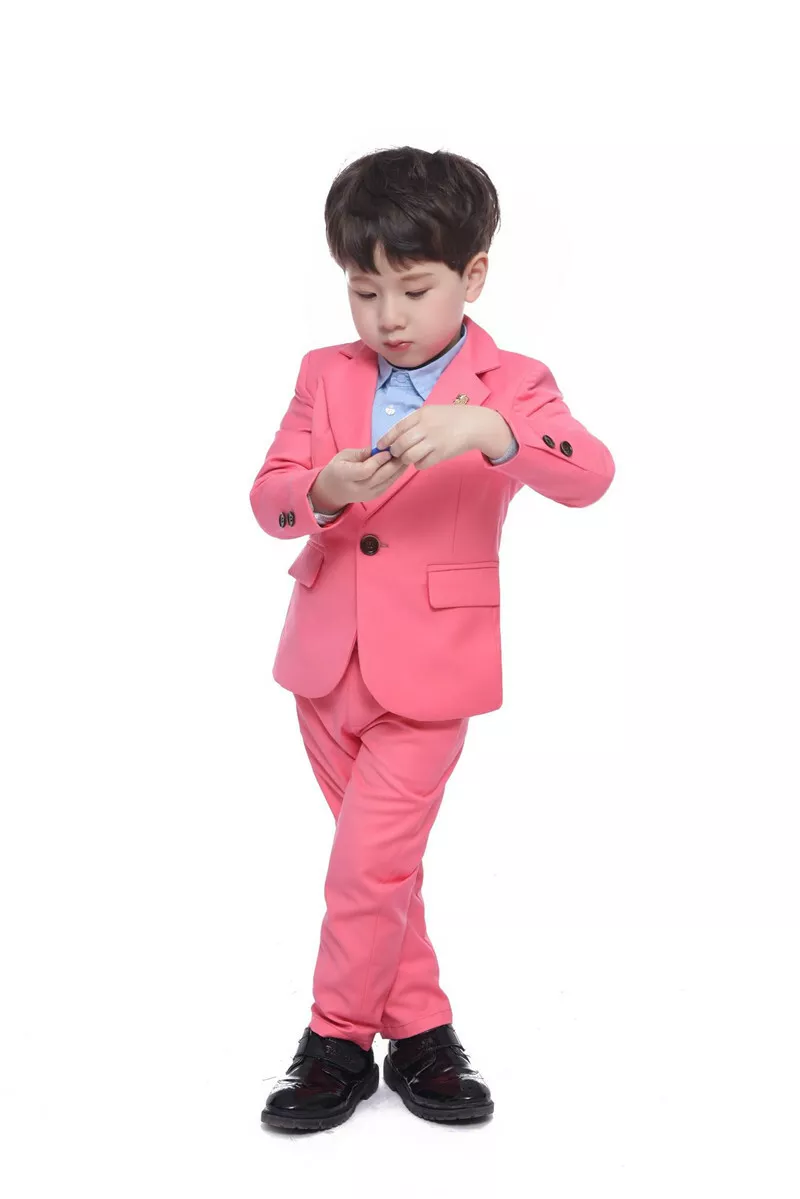 iiniim 5Pcs Toddler Baby Boys Birthday Party Outfit Set Tuxedo Blazer  Jacket with Shirt Bow Pants Vest Suit Size 9M-14 A Blue 2 - Walmart.com