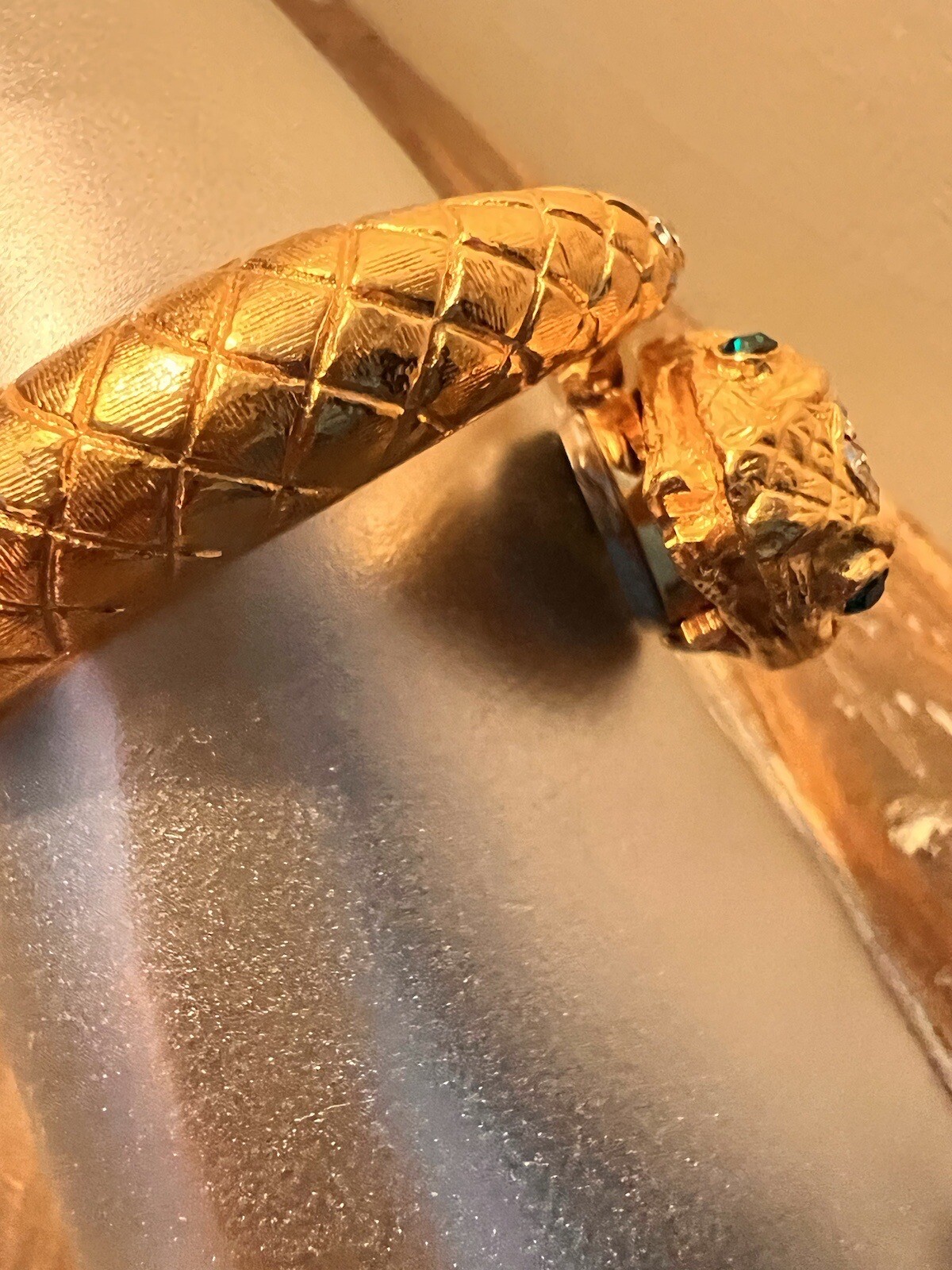 RARE VTG KJL watch Bangle - image 5