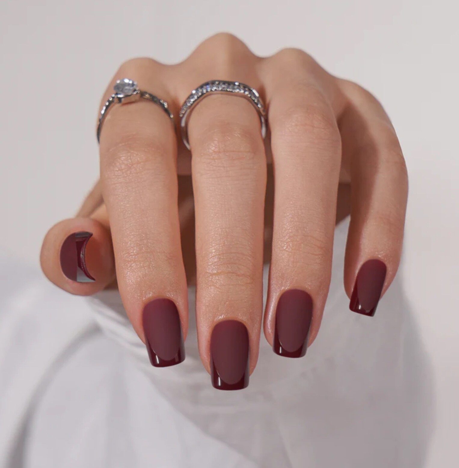 BTArtboxNails Cozy Cocoa &ndash; Press-On Square Nails &ndash; Soft 