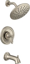 Moen Brantford Tub and Shower Trim Nickel with Posi-Temp valve included New