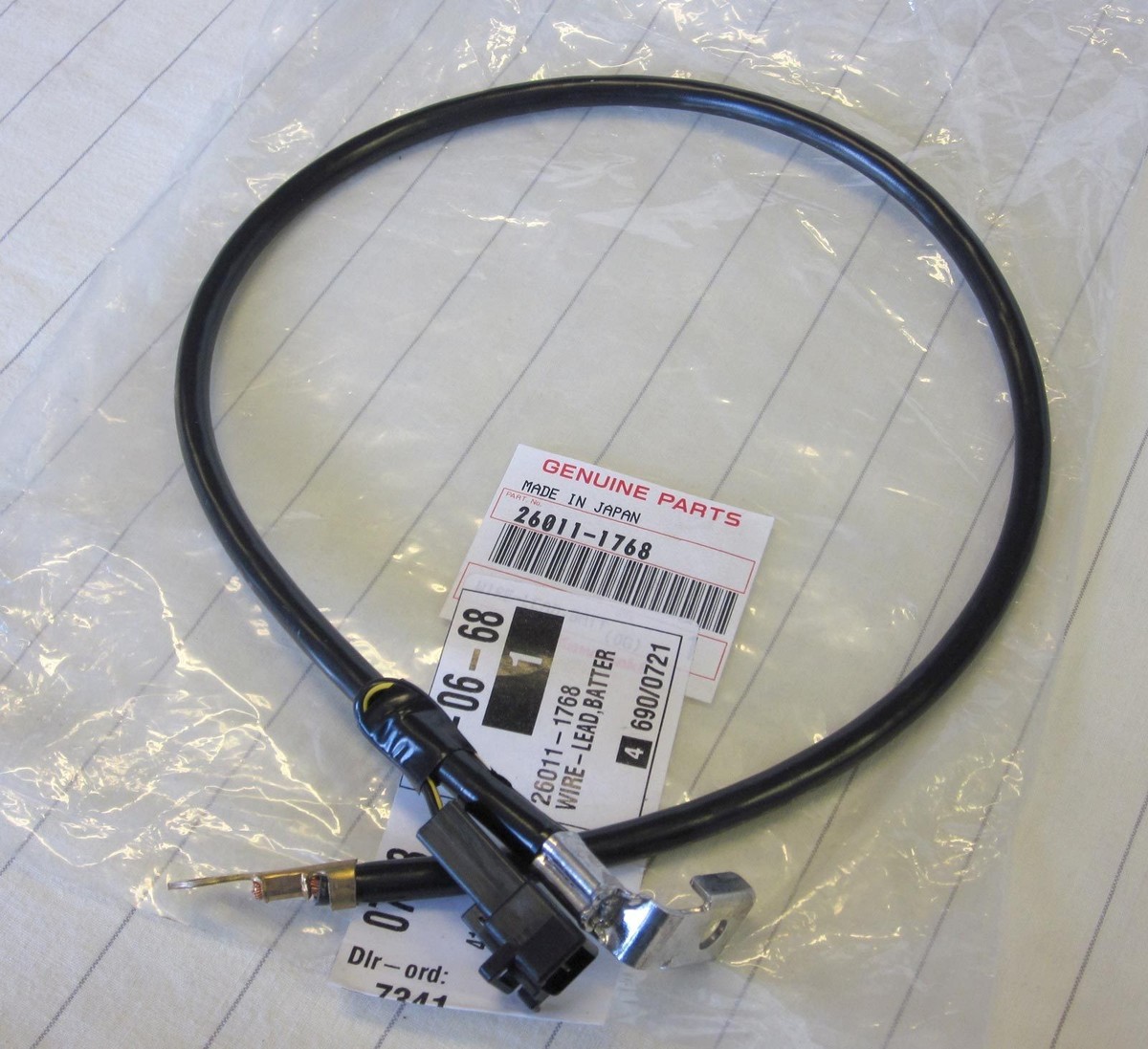 やす⭐️ Kawasaki ZX600 G1 J1 J1H J1P ZX636 A1 A1H A1P Ninja Battery Wire