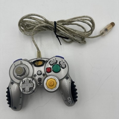 Mad Catz 5636 MicroCon Wired Controller Gray For Nintendo GameCube Tested works