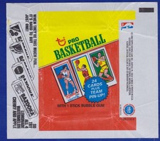 NICE 1980-81 TOPPS NBA BASKETBALL WRAPPER LARRY BIRD/MAGIC JOHNSON ROOKIE SEASON