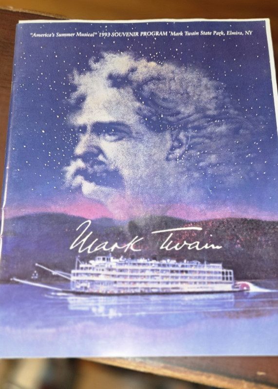 VNT 1993 SOUVENIR PROGRAM BOOK MARK TWAIN ELMIRA, NY