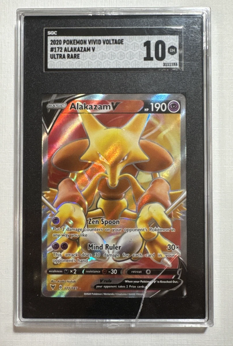 alakazam v pokemon card value Amazon.com: Alakazam V - SWSH083 - Pokemon Black Star Promo main image 1