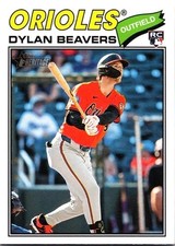 2026 Topps Heritage SP #48 Dylan Beavers Rookie Baltimore Orioles RC
