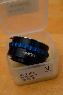 Novoflex Adapter Sony E-Mount / NEX auf Nikon   sehr guter Zustand