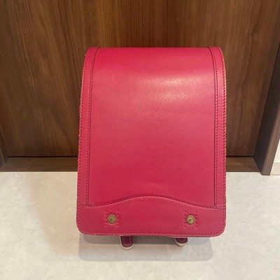 Bag Studio Yamamoto - Dark pink simple school bag - price reduced