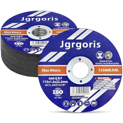 Cut off Wheels 25 Pack, 4-1/2'' X 3/64'' X 7/8'' for Metal & Stainless Steel, Angle