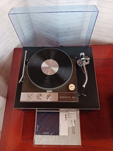 Garrard 401 Turntable SME 3009 S2 Improved Shure V15 III 100V Power On