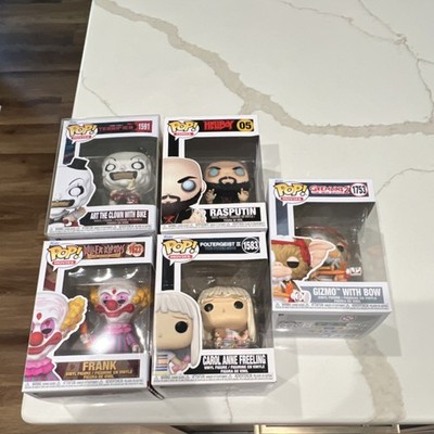 Funko Pop! Movies Horror Lot of 5 Boxed Vinyl: Art Rasputin Gizmo Frank Carol
