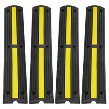 39'' Cable Ramp Protector Speed Bump Floor Cable Protector Pack of 4 