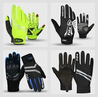 Men's Cycling Gloves Windproof Gel Padded Touchscreen  Full Finger Biking Gloves