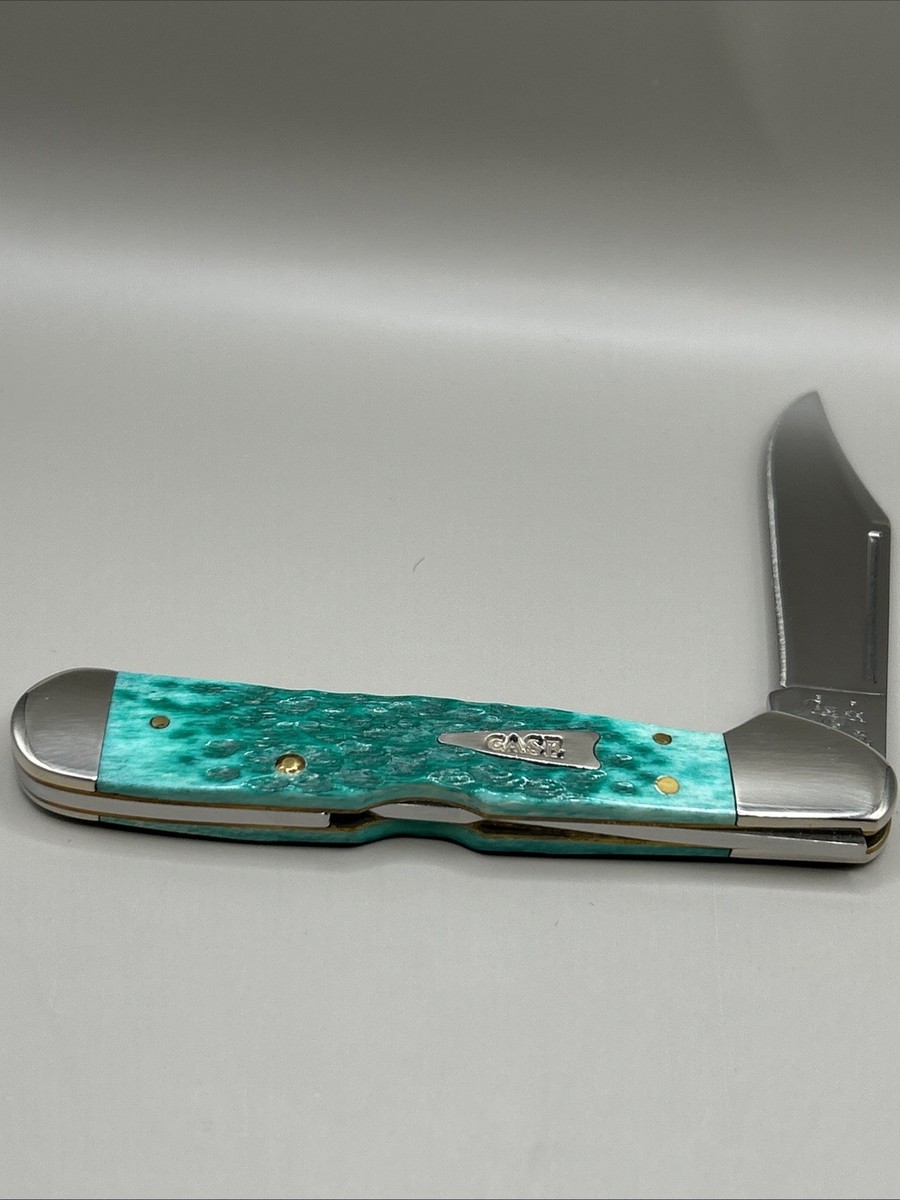 2005 CASE XX 61549L SS Copperlock Jade Bone Pocket Knife | Arrow