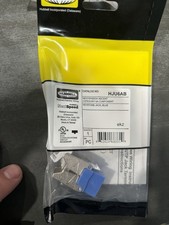 Hubbell Premise Wiring Nextspeed Ascent Category 6A Keystone Jack HJU6AB - Blue