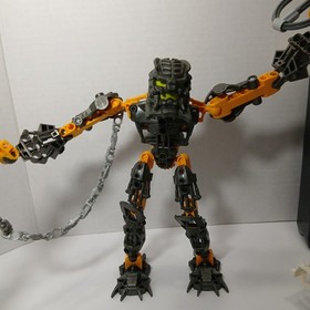 Lego Bionicle Inika Toa Matoro 8732 & Lego Bionicle Toa Inika Hewkii LIGHTS WORK